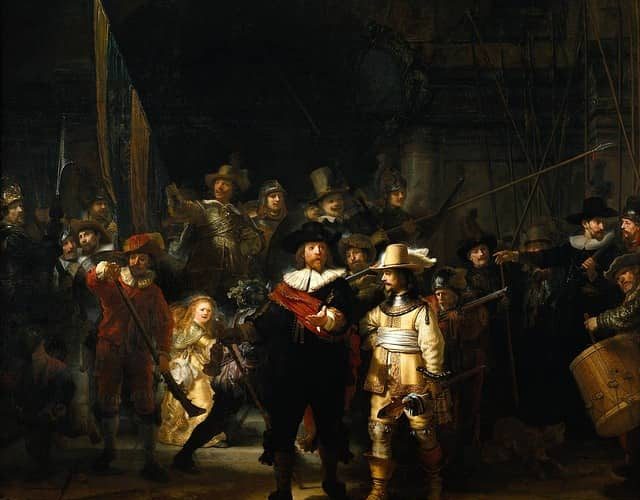 Rembrandt Gece Devriyesi Tablosu, Nerede, Hikayesi