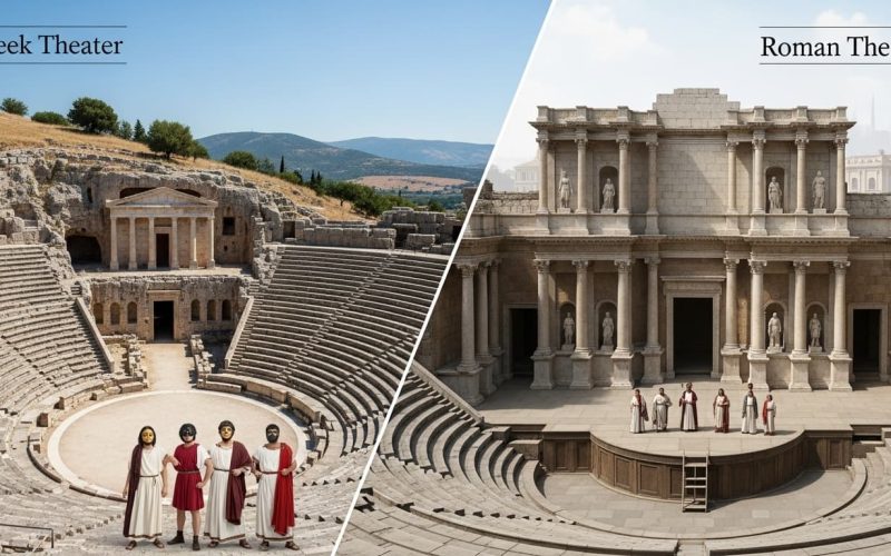 Yunan ve Roma Tiyatrosu Arasındaki Farklar