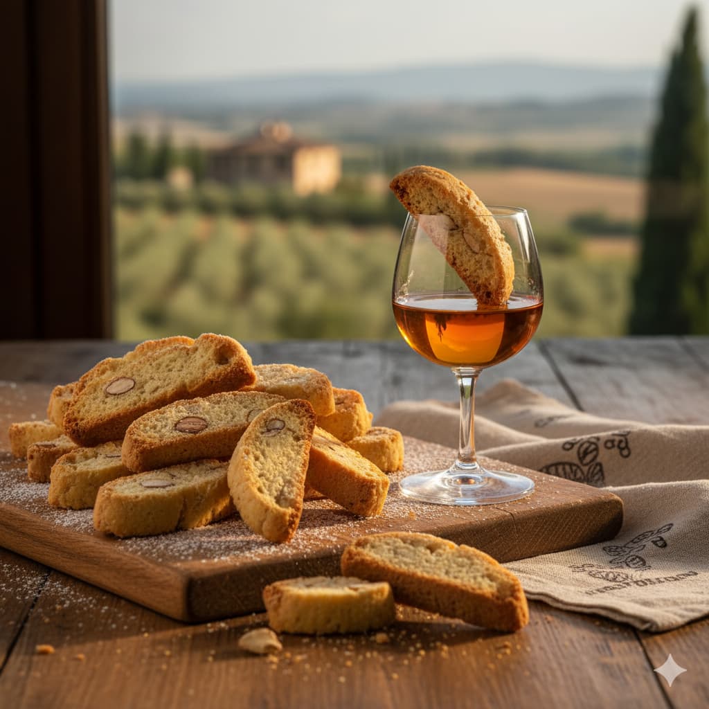 Cantucci ve Vin Santo