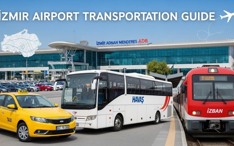 İzmir Havalimanı Ulaşım Rehberi - Otobüs, HAVAŞ & Taksi Ücretleri
