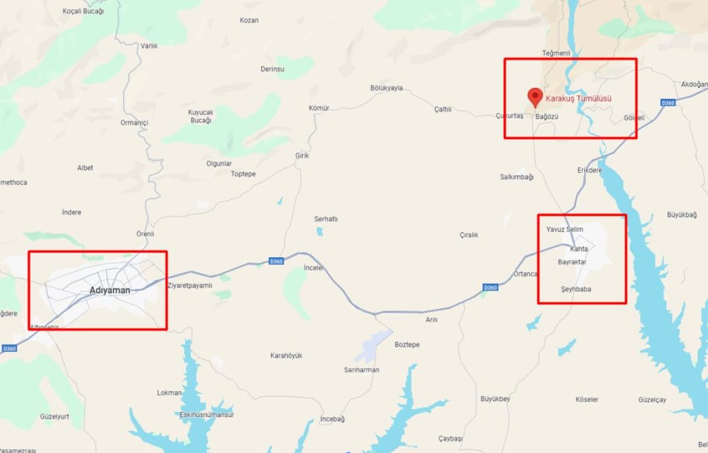 Karakuş Tümülüsü Nerede, Nasıl Gidilir, yol tarifi