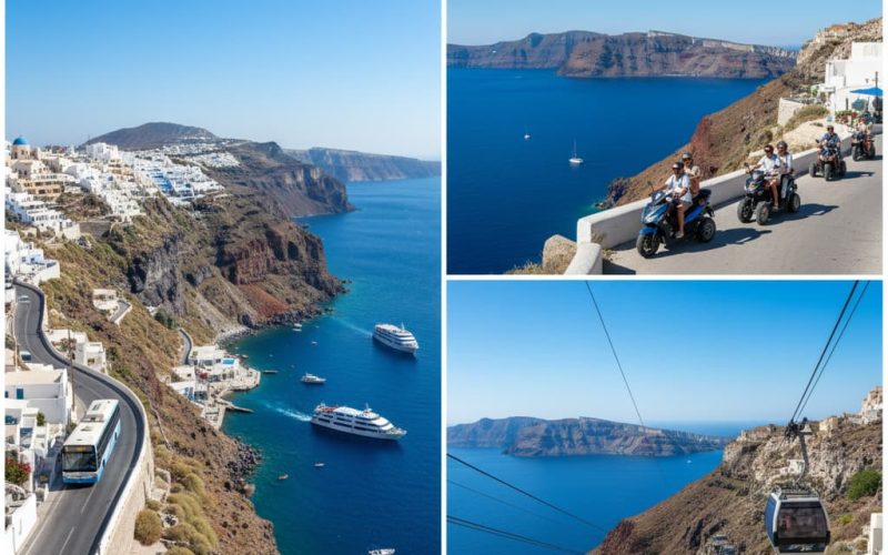 Santorini Ulaşım Rehberi - Havalimanı Nasıl Gidilir, Şehiriçi Ulaşım 2025