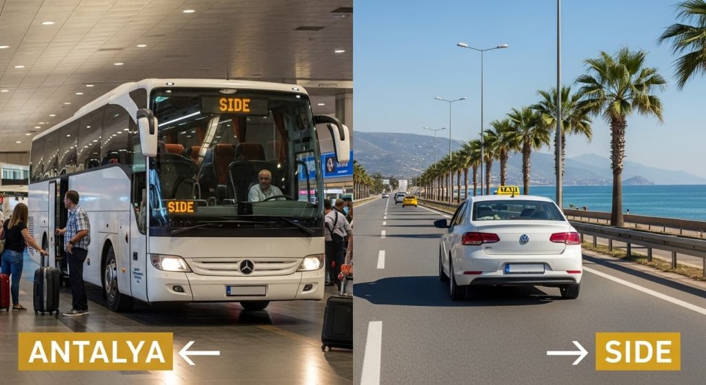 Antalya'dan Side'ye Nasıl Gidilir