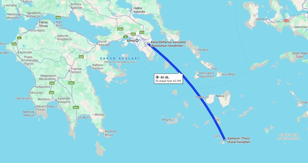 Atina'dan Santorini'ye Nasıl Gidilir