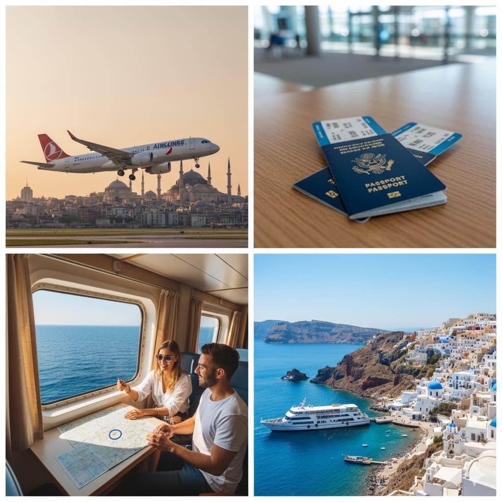 İstanbul'dan Santorini'ye Nasıl Gidilir