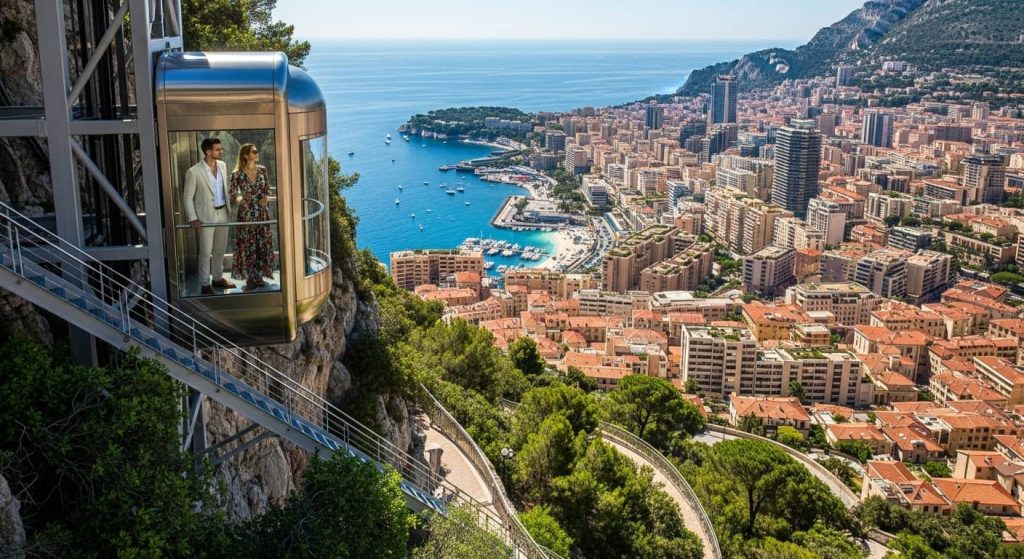 Monako’da Asansör