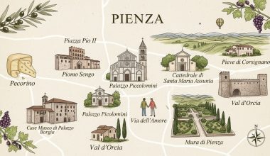 Pienza Gezilecek Yerler & Gezi Rehberi Ulaşım, Tarihi Yerler