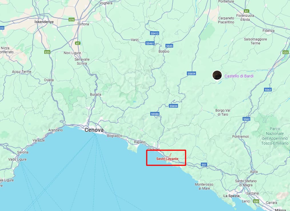 Sestri Levante'ye Nasıl Gidilir