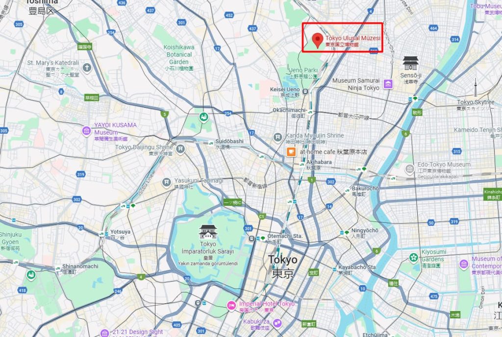 Tokyo Ulusal Müzesi Nerede ve Nasıl Gidilir