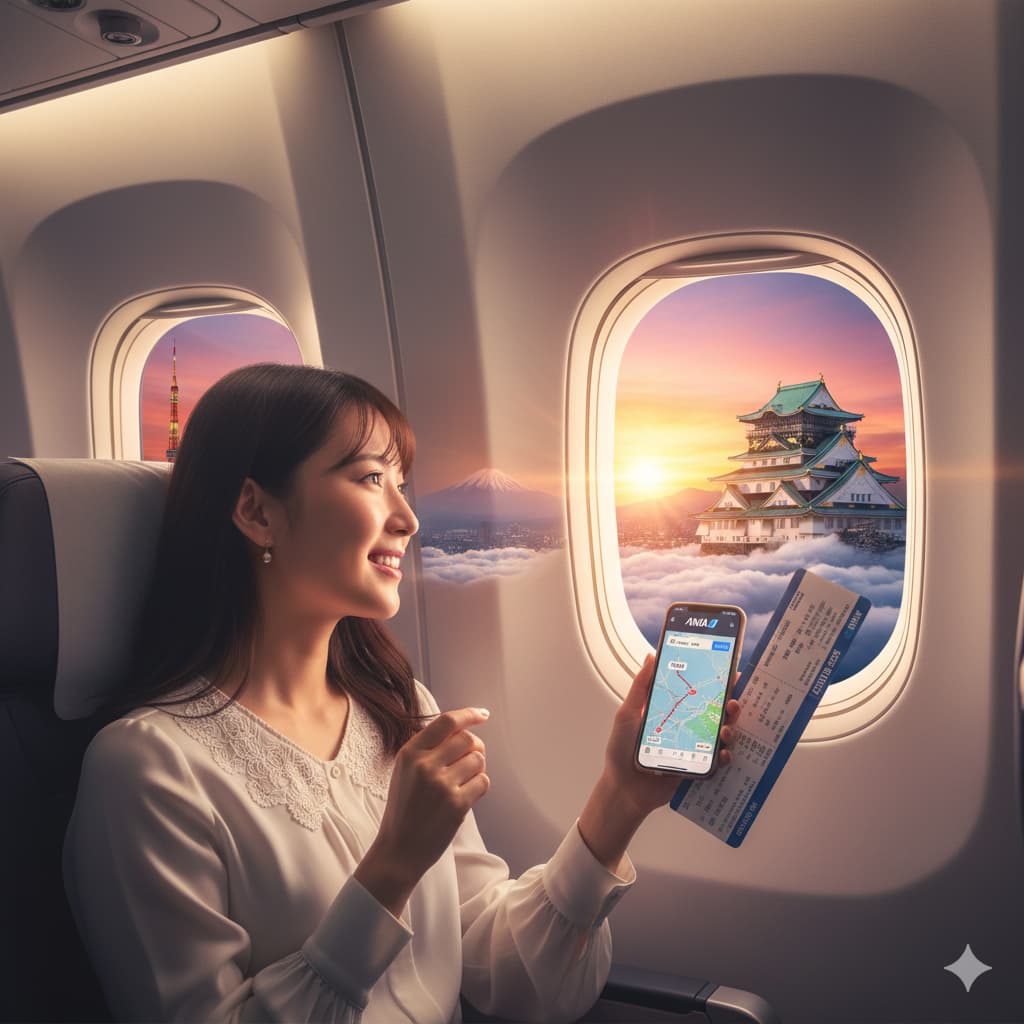 Uçakla Tokyo’dan Osaka’ya Nasıl Gidilir