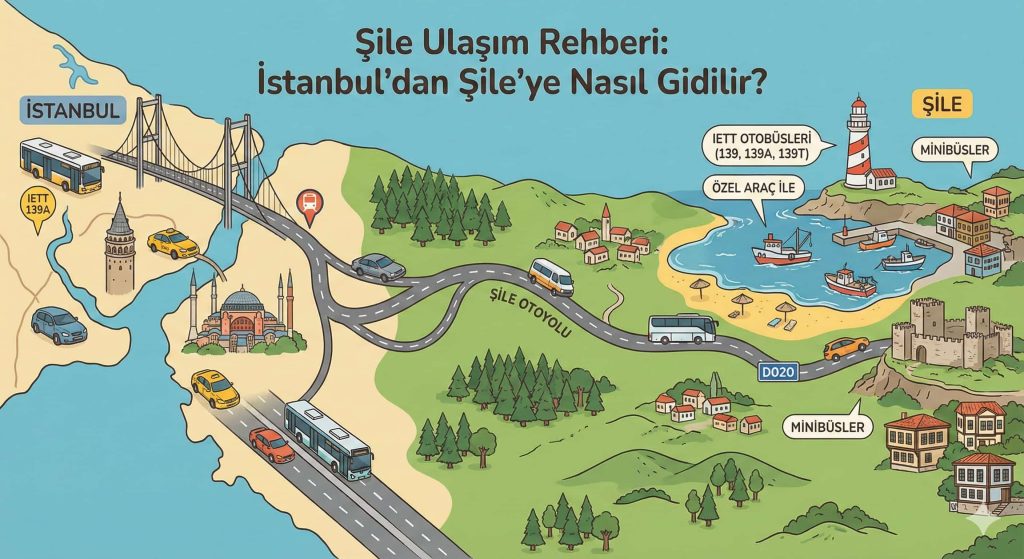 İstanbul’dan Şile’ye Nasıl Gidilir