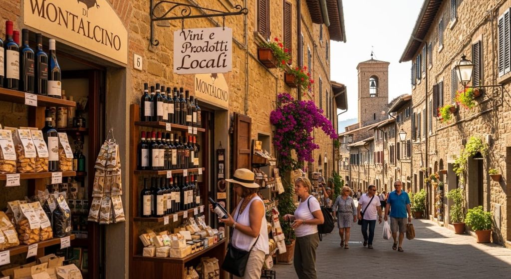 Montalcino'da Alışveriş