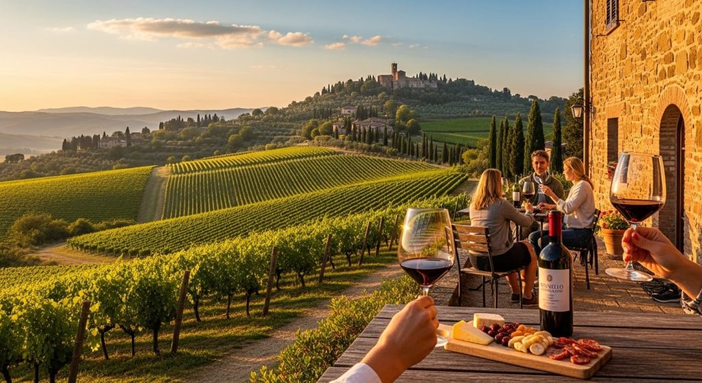 Montalcino'da Şarap Turizmi