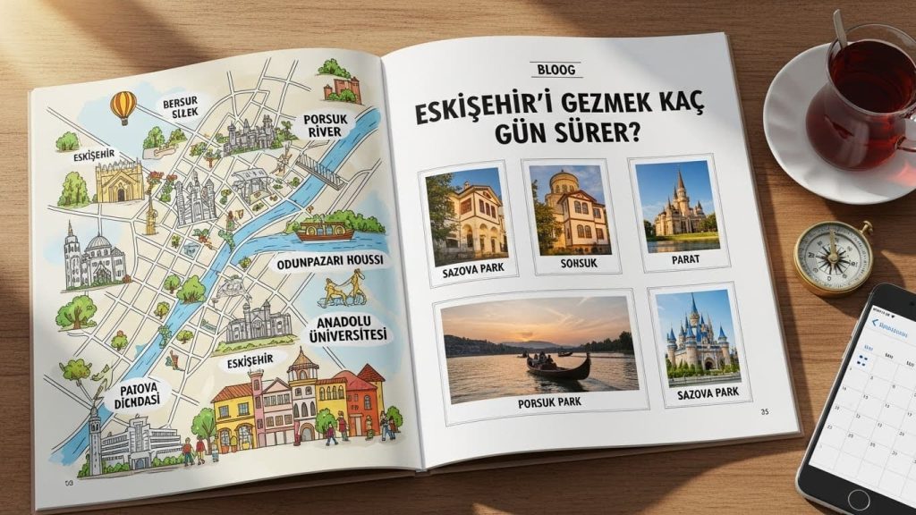 Eskişehir Kaç Günde Gezilir, Eskişehir'i gezmek kaç gün sürer.