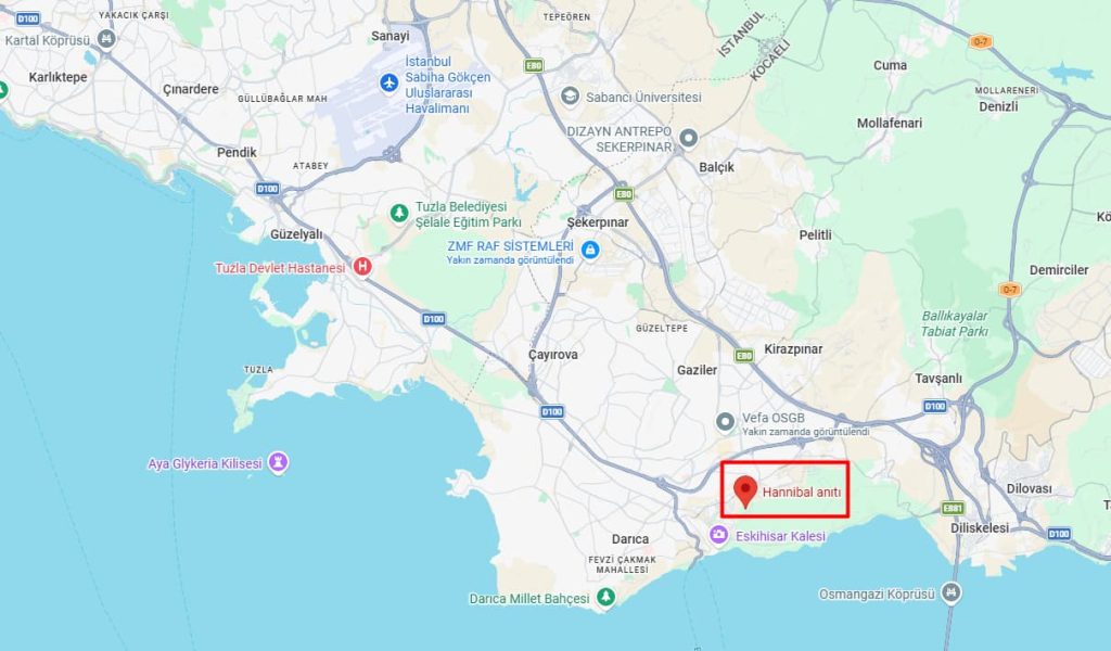 Hannibal Anıt Mezarı'na Nasıl Gidilir