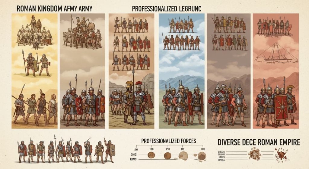 Roma Ordusu'nun Tarihsel Gelişimi
