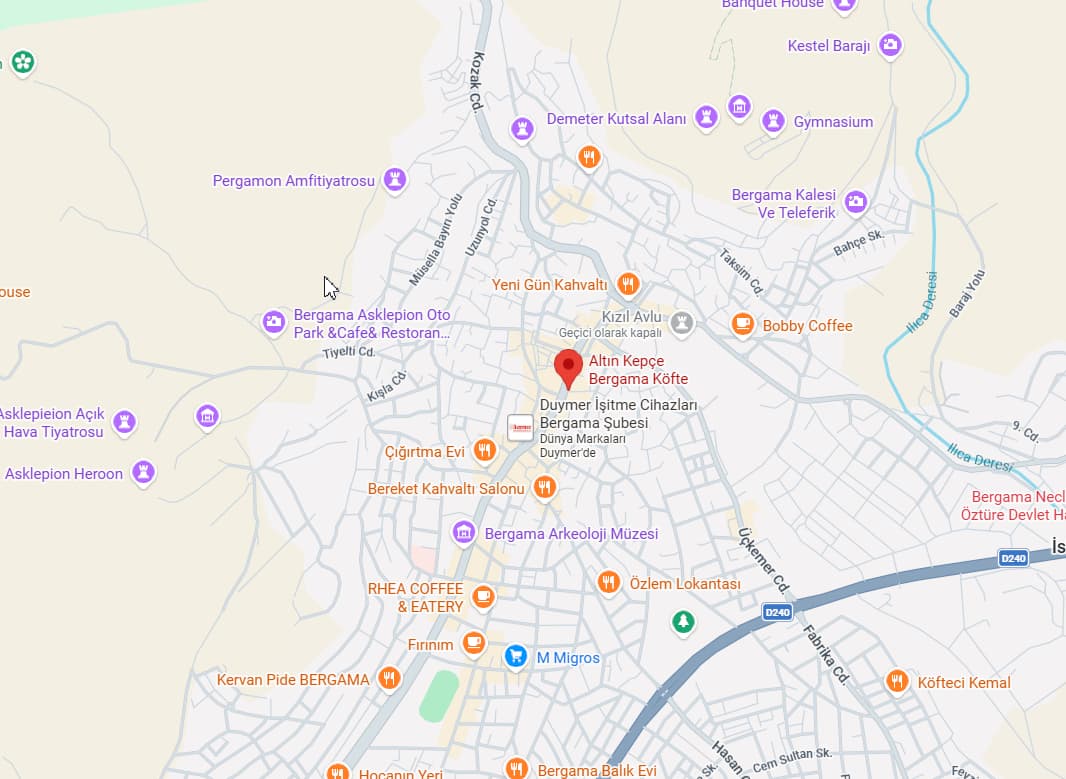 Altın Kepçe Bergama'ya Nasıl Gidilir=