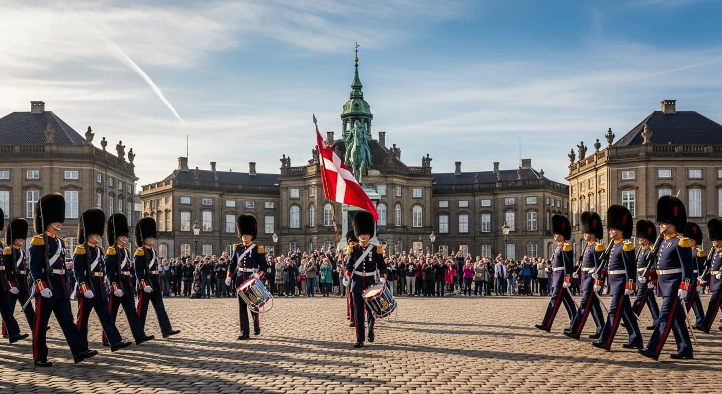 Amalienborg Nöbet Değişim Töreni