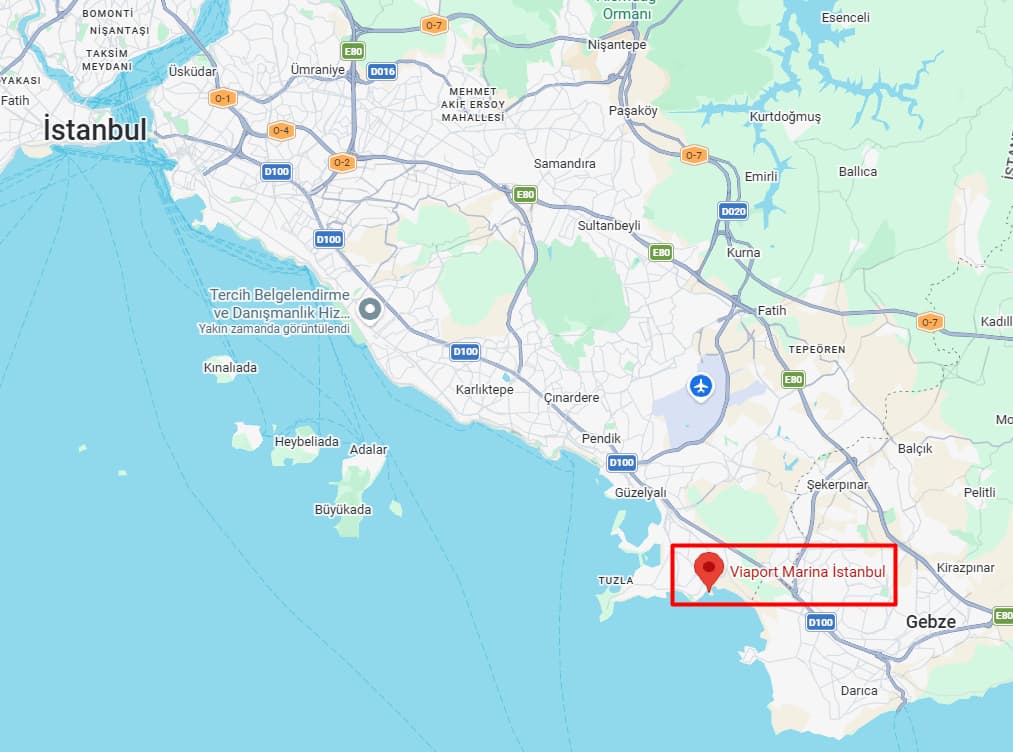  Viaport Marina Nerede ve Nasıl Gidilir=