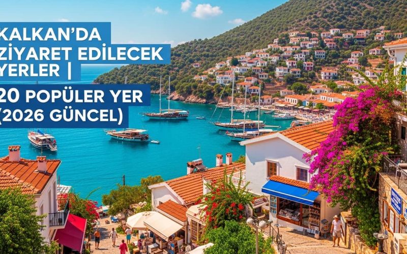 Kalkan'da Gezilecek Yerler Popüler 20 Yer