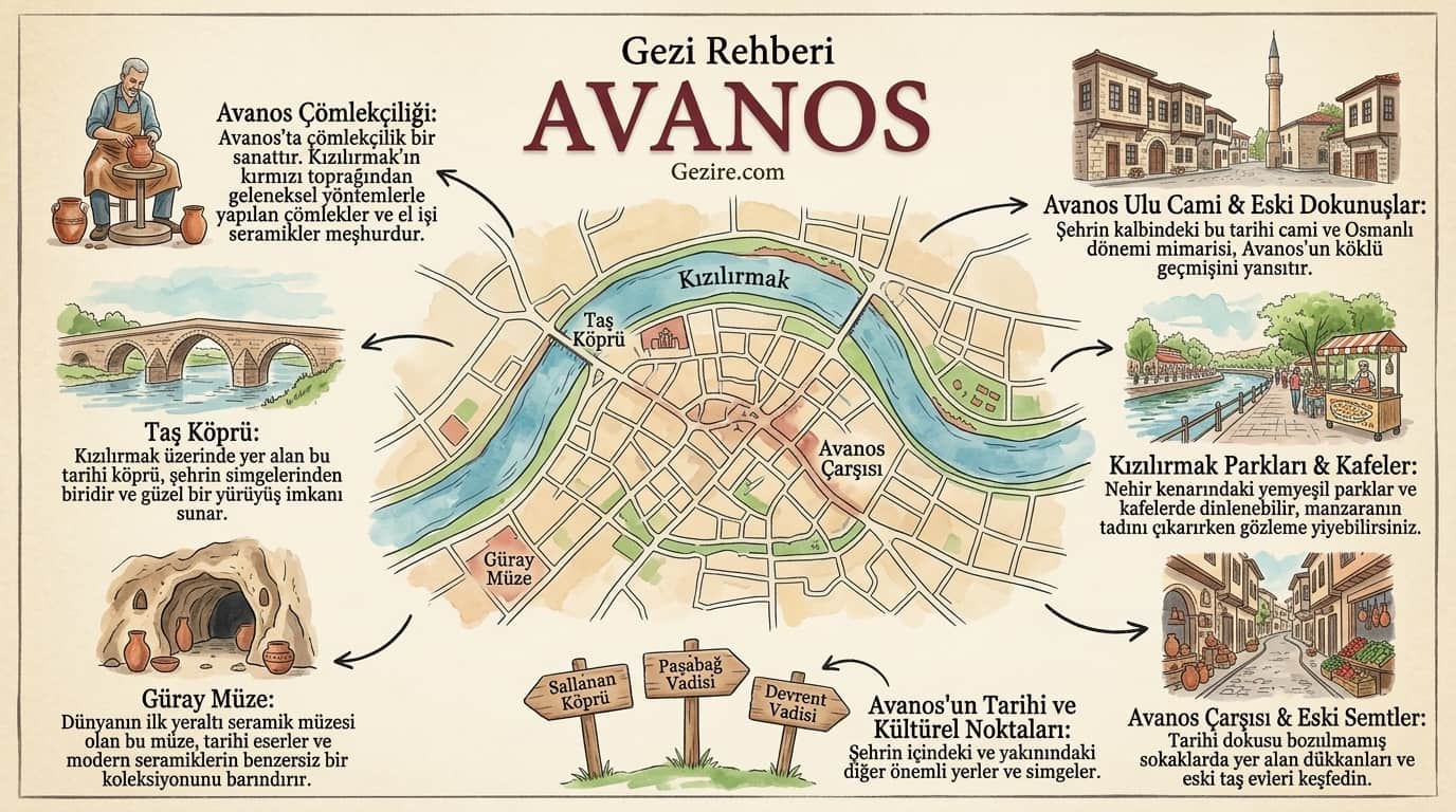 Avanos’ta Gezilecek Yerler