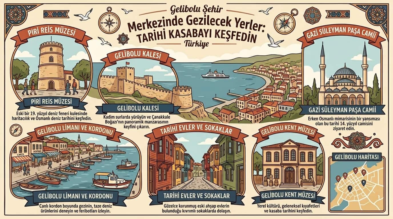 Gelibolu Merkezde Gezilecek Yerler