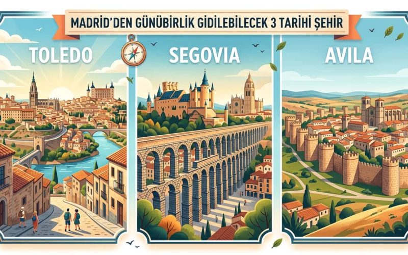 Madrid’den Günübirlik Gidilebilen 3 Tarihi Şehir