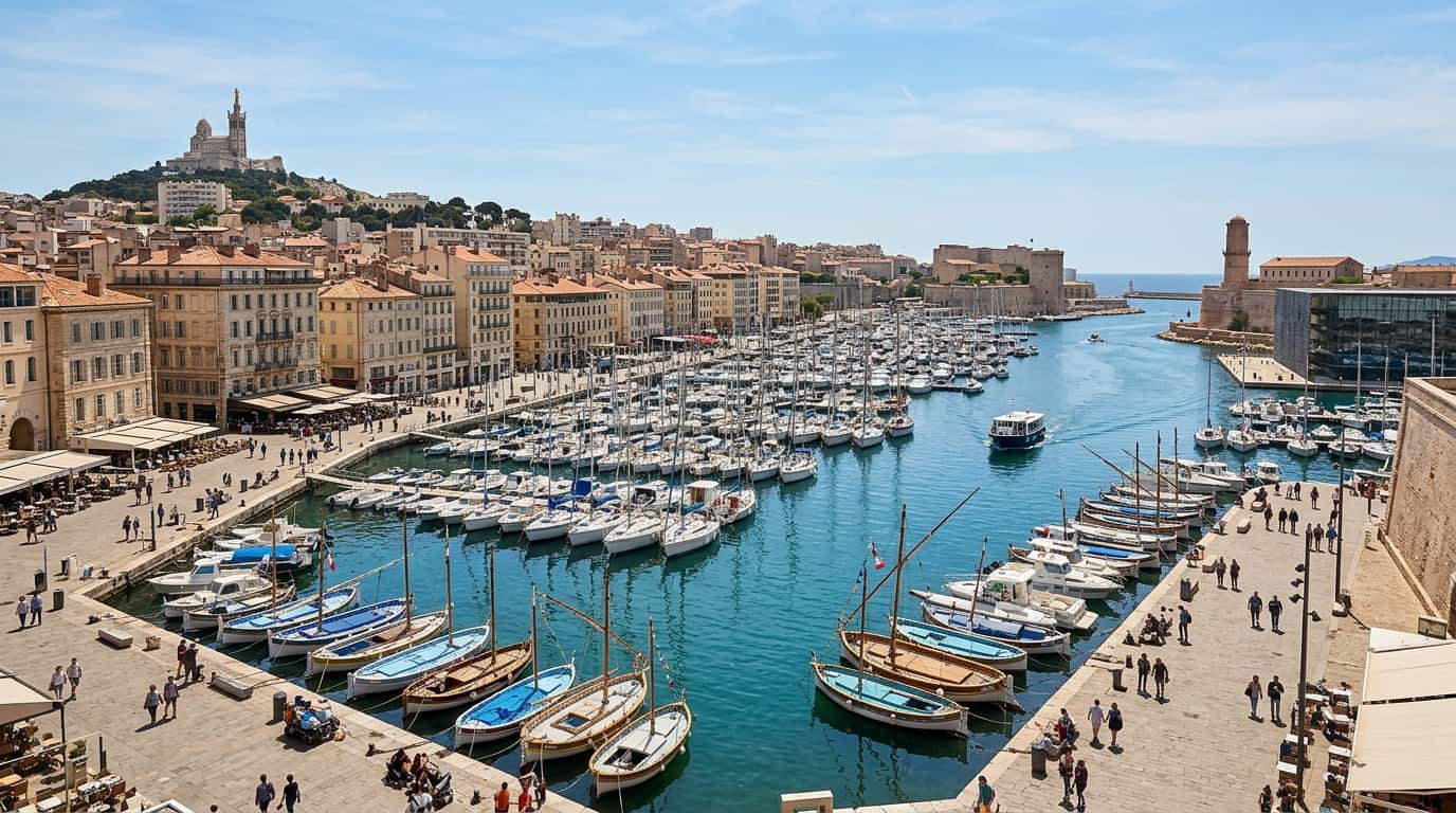 Marsilya Vieux-Port Eski Liman - Marsilya Gezi Rehberi