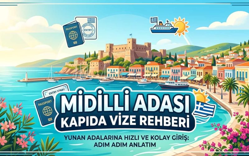 Midilli Adası Kapıda Vize - Başvuru Formu, Gerekli Evraklar