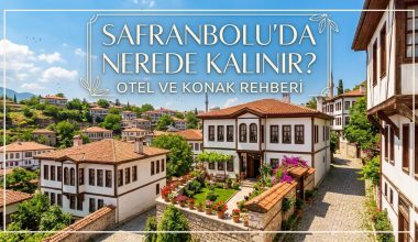 Safranbolu'da Nerede Kalınır - Safranbolu'da Konaklama Rehberi
