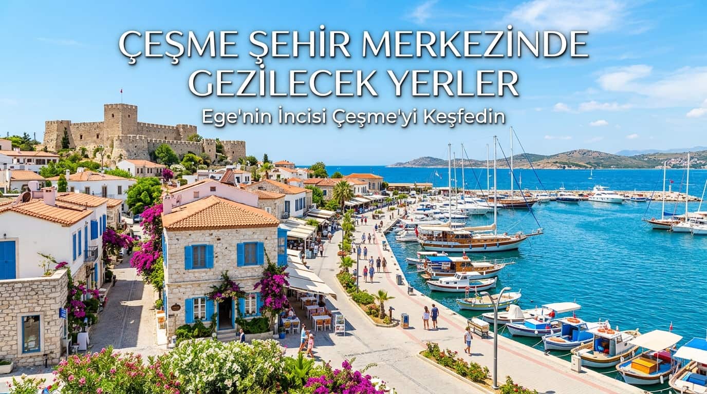 Çeşme Merkezde Gezilecek Yerler - Çeşme Kalesi ve Liman