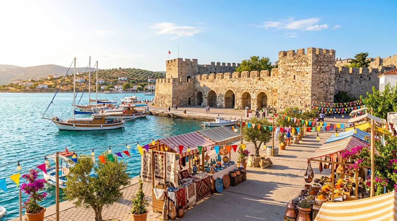 Foça Gezilecek Yerler - Foça Kalesi