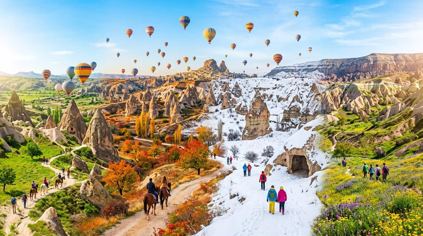 Kapadokyada Hangi Mevsimde Ne Yapılır