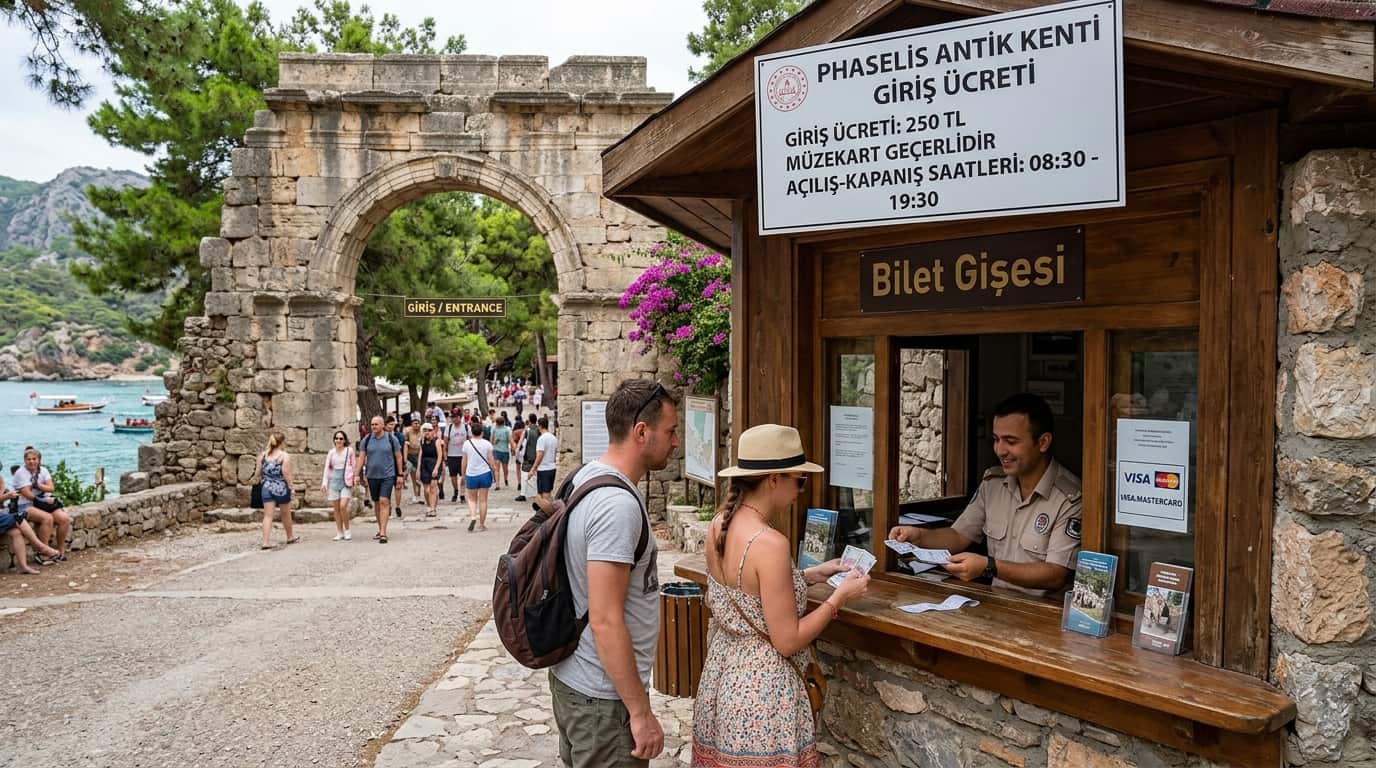 Phaselis Antik Kenti Giriş Ücreti 2026