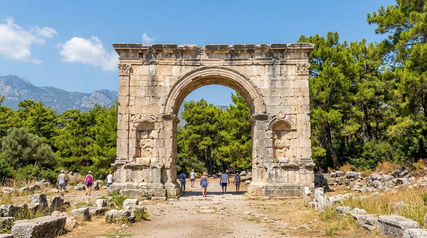 Phaselis Hadrian Tak Kapısı