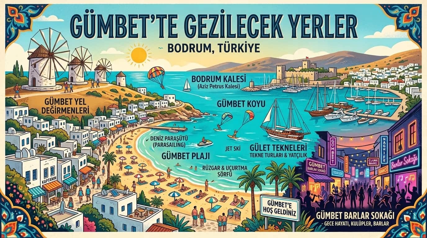 Gümbet Gezilecek Yerler
