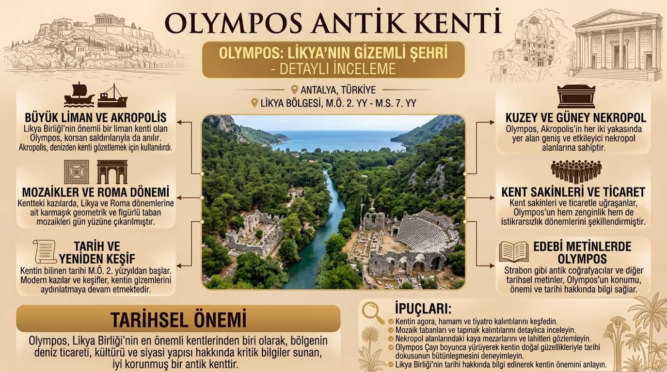 Olympos Antik Kenti Tarihi
