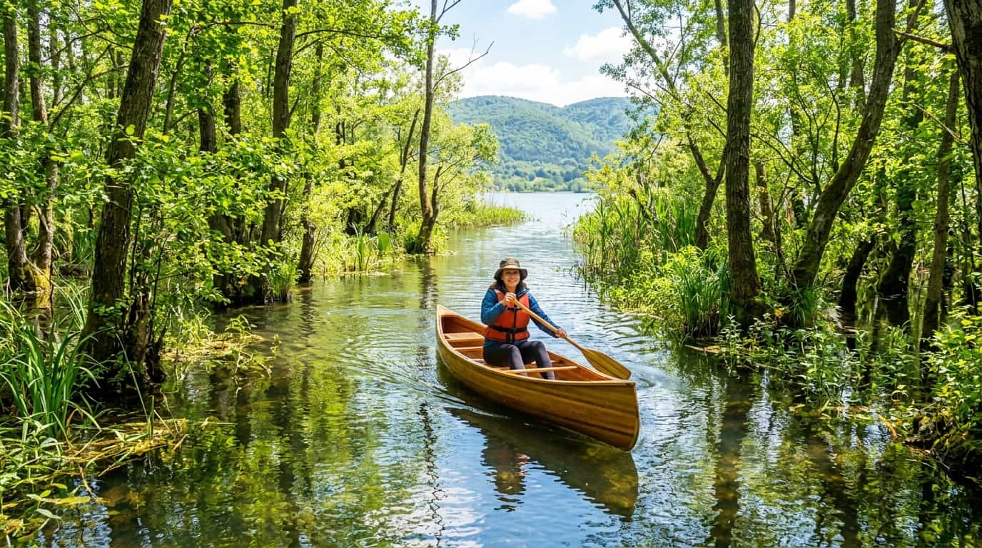Acarlar Longozu kano / Sapanca orman gölü fotoğrafı