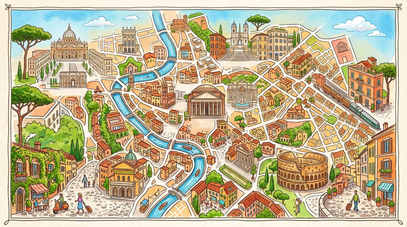 Roma konaklama bölgeleri