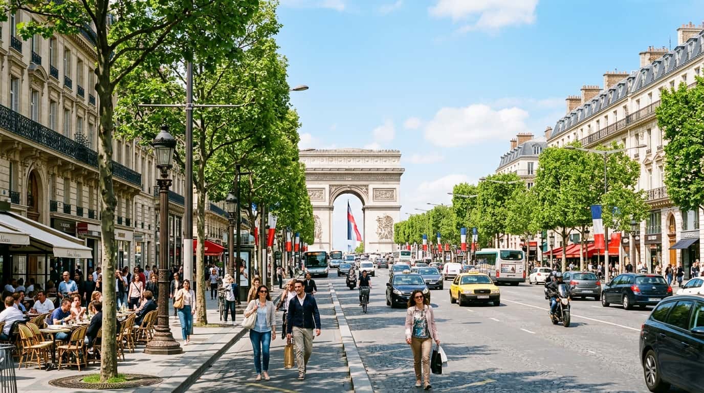Şanzelize (Champs-Élysées) Gezi